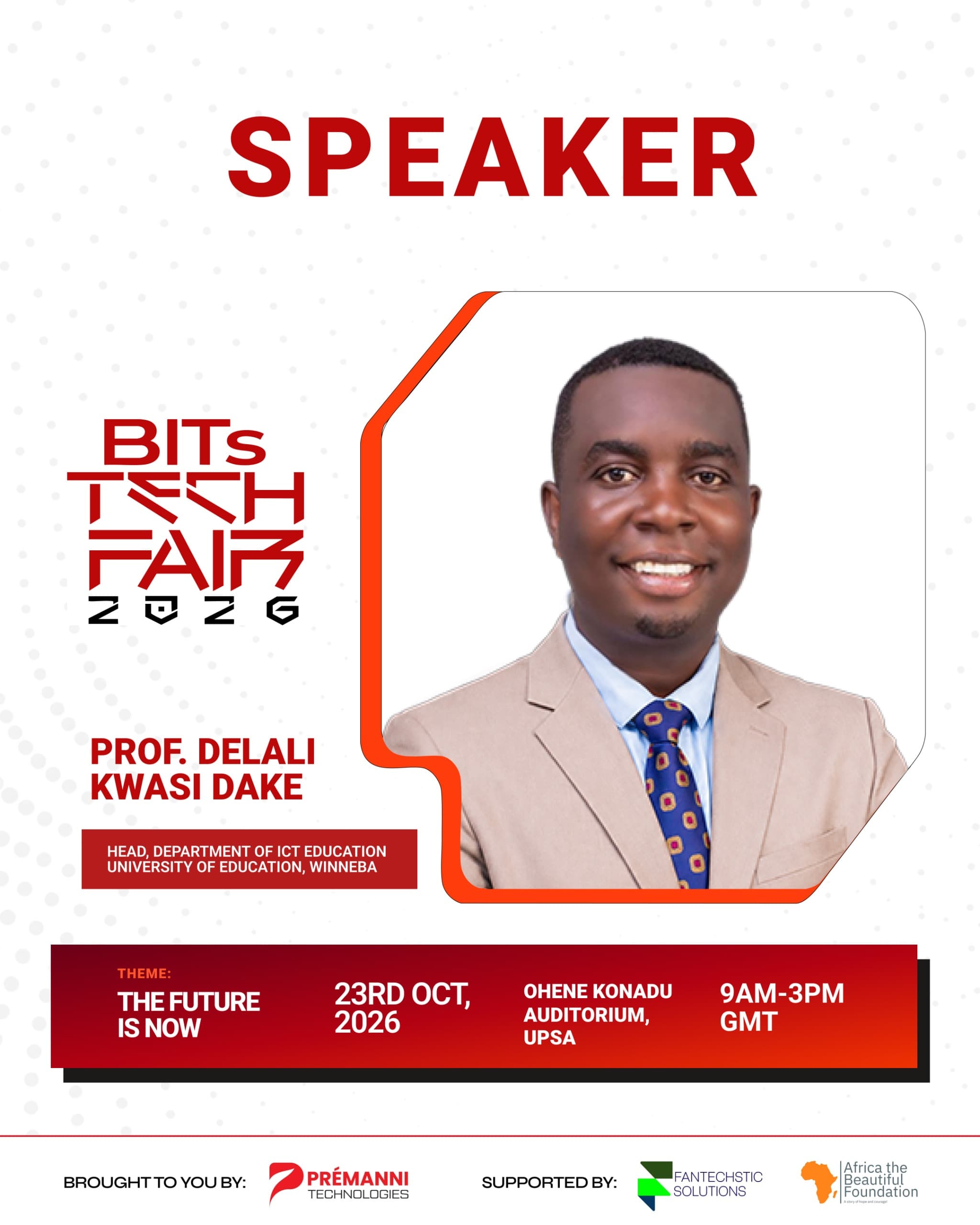Speaker Spotlight: Prof. Delali Kwasi Dake